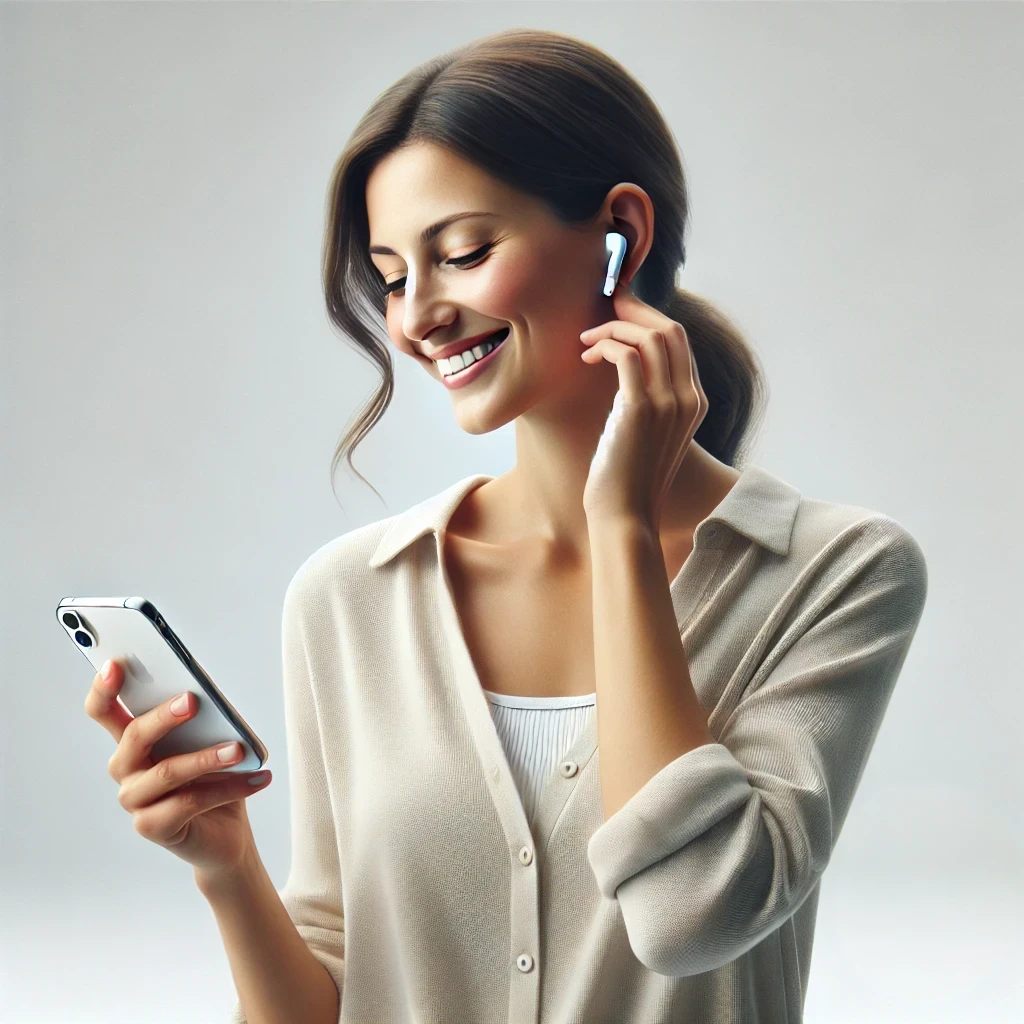 Person listening to their NAS-hosted music library with SOLONAS